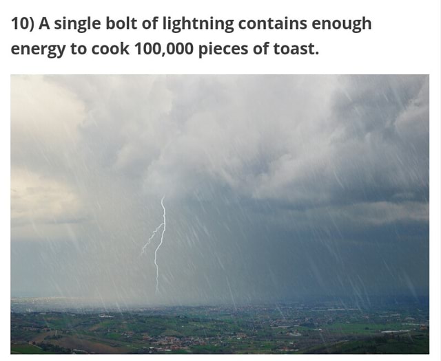 Toasting Lightning