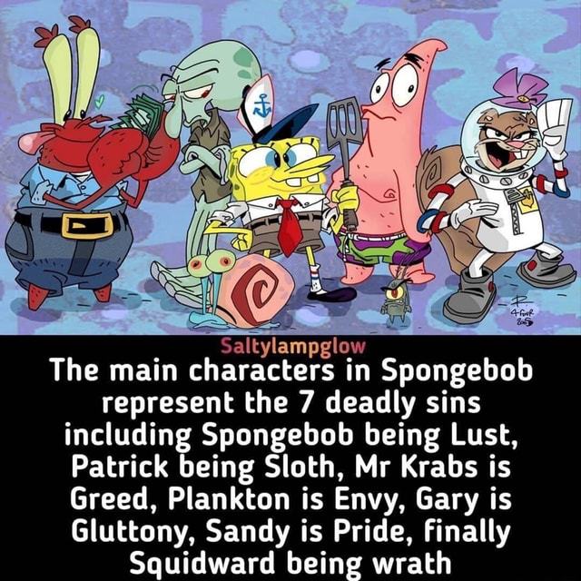 spongebob squarepants 7 deadly sins