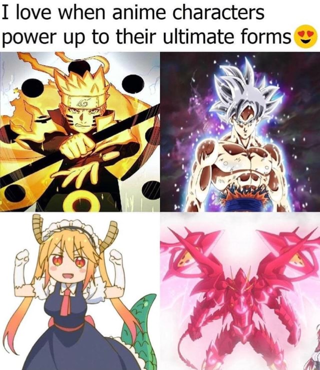 I Love When Anime Characters Power Up To Their Ultimate Forms