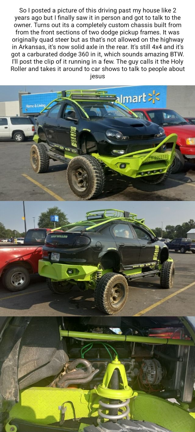 So I posted a picture of this driving past my house like 2 years ago