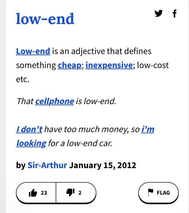 low-end-low-end-is-an-adjective-that-defines-something-cheap