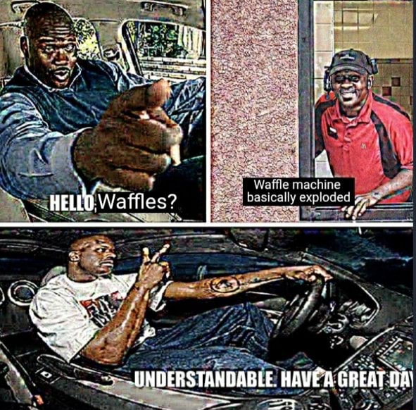 Waffle machine basically exploded -UNDERSTANDABLE GREAT - iFunny