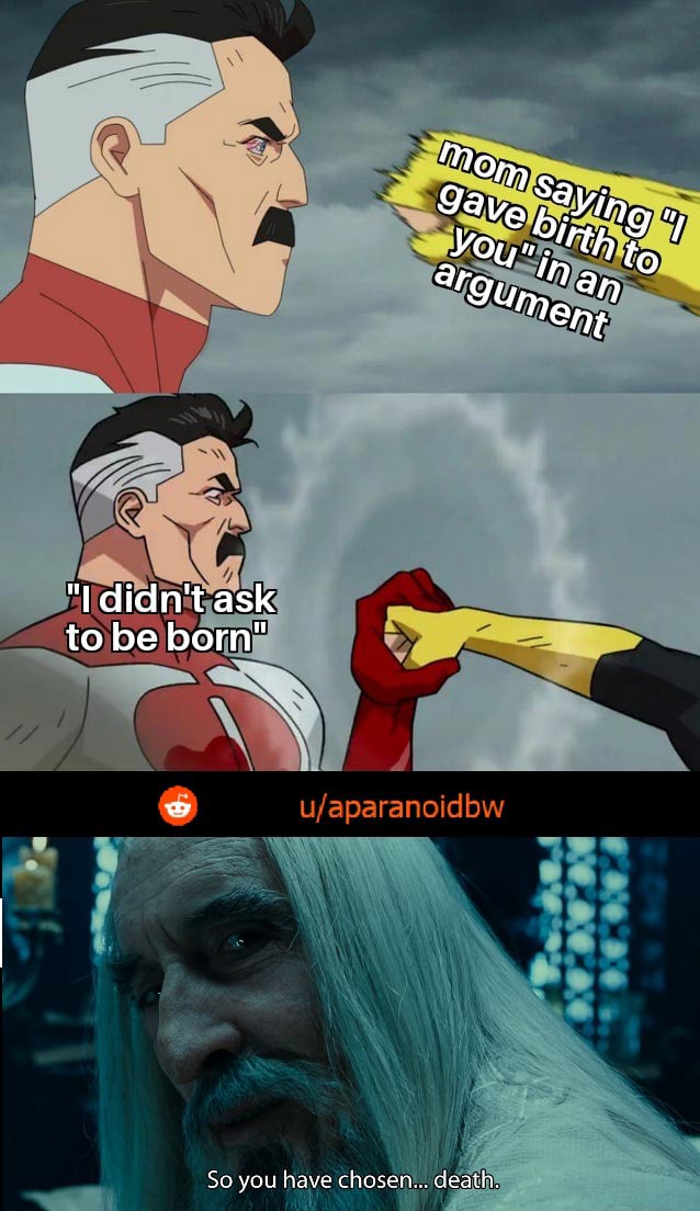 I Didn T Ask To Be Born So Vou Have Chase Death