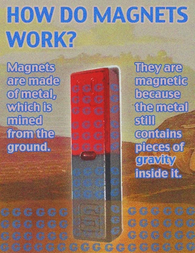 HOW DO WORK? Theyare because inside it. ground