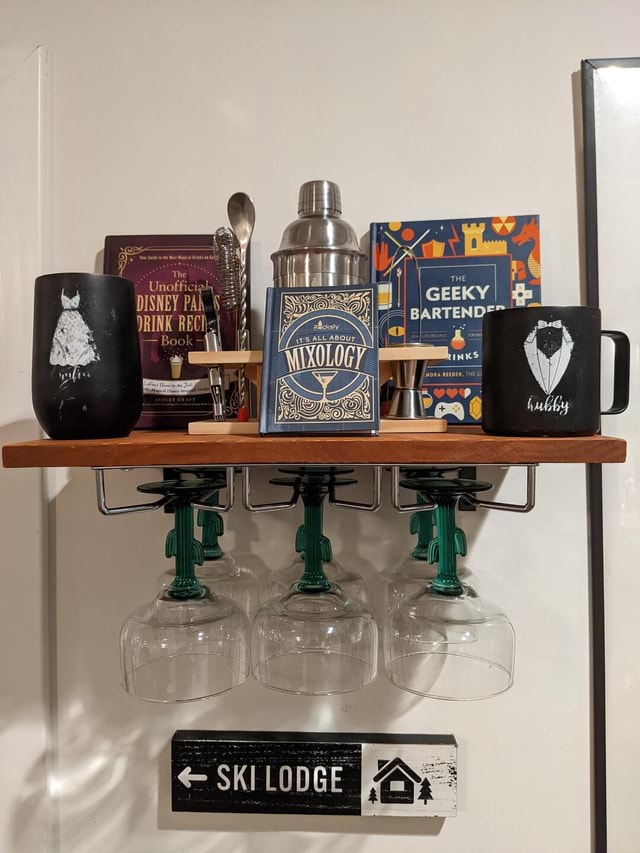 We got these silly cactus margherita glasses for our wedding so I