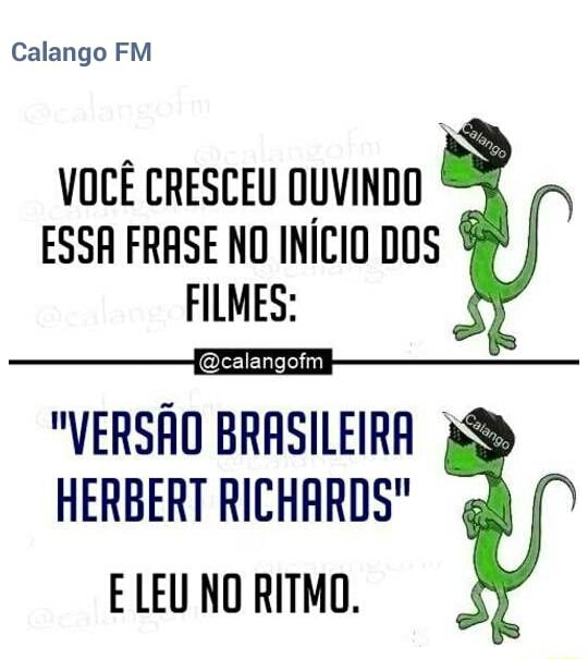 Calango FM ESSA FRASE NO INÍCIO DOS § I Calango FM ESSA FRASE NO INÍCIO DOS § I