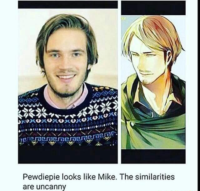 Pewdiepíe looks like Mike, The similarities are uncanny - )