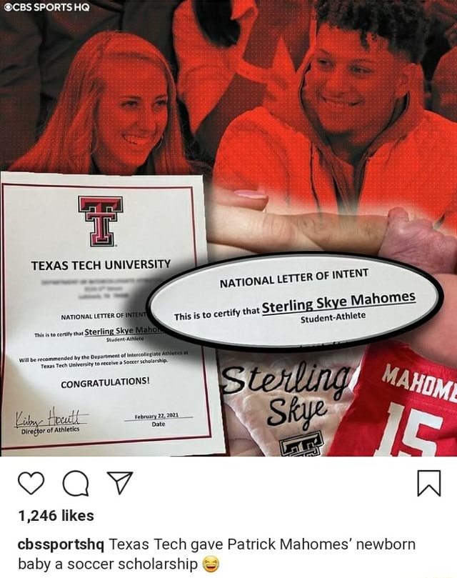 NATIONAL LETTER OF INTENT ing Sky! Skye Maho mes This is to certify