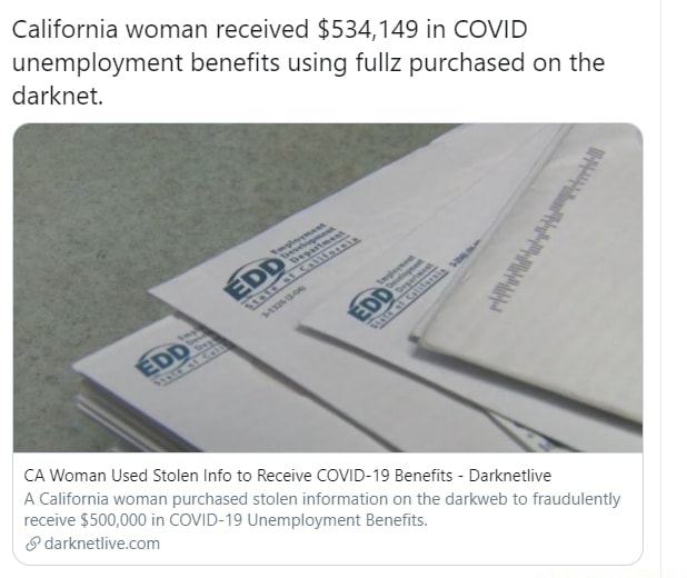 California woman received 534,149 in COVID unemployment benefits using