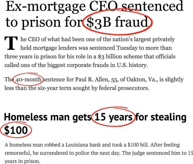 Ex-mortgage CEO-sentenced To Prison ForG He CEO Of What Had Been One Of ...