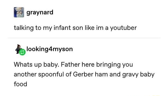 gerber ham and gravy baby food