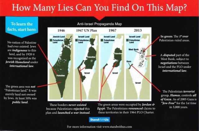 How Many Lies Can You Find On This Map? - )