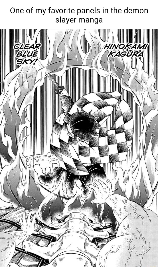 One of my favorite panels in the demon slayer manga )