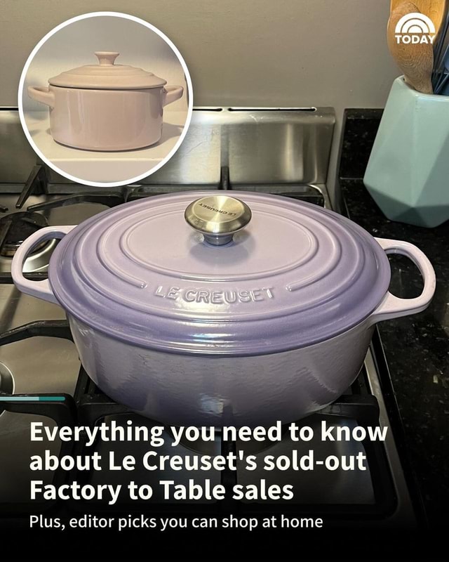 Le Creuset is famous for its equally stylish and functional cookware ...