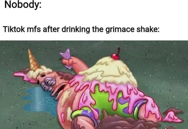 Tiktok Mfs After Drinking The Grimace Shake Ifunny 3067