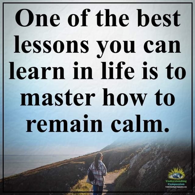 One of the best lessons you can learn in life is to master how to ...