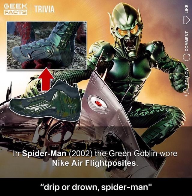 green goblin foamposite spiderman