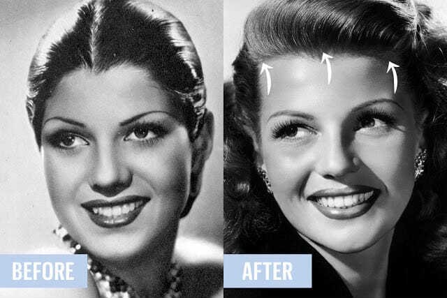 Rita Hayworth before and after 'work' - BEFORE AFTER - America’s best ...