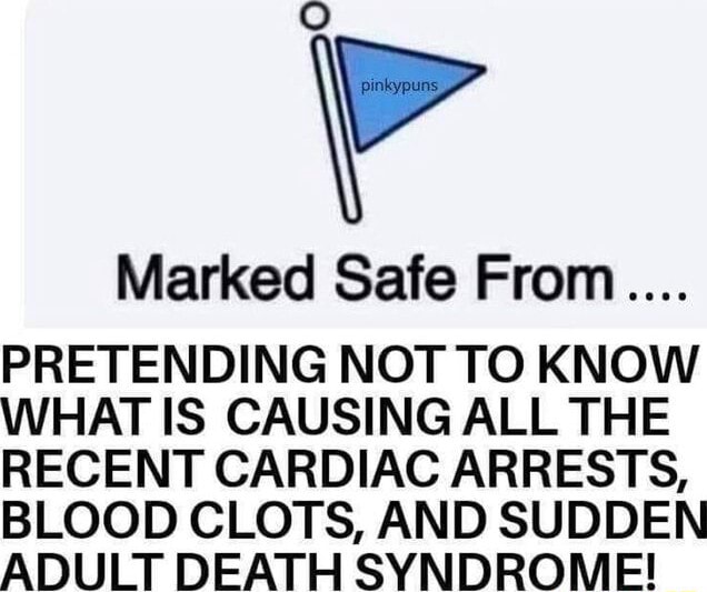 Marked Safe From.... PRETENDING NOT TO KNOW WHAT IS CAUSING ALL THE