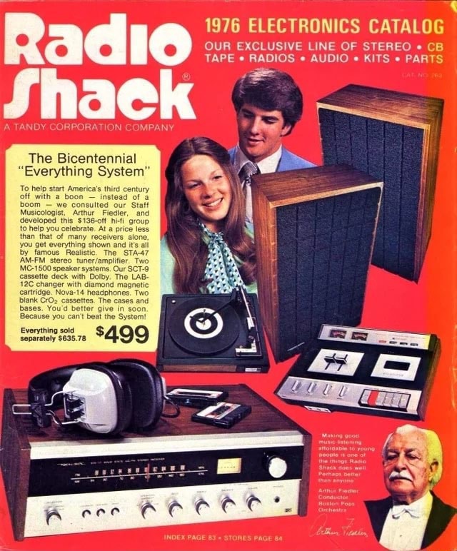 I OUR EXCLUSIVE 1976 LINE OF ELECTRONICS STEREO CATALOG CB TAPE RADIOS