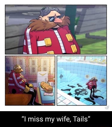 Tails miss my wife, Tails" - iFunny