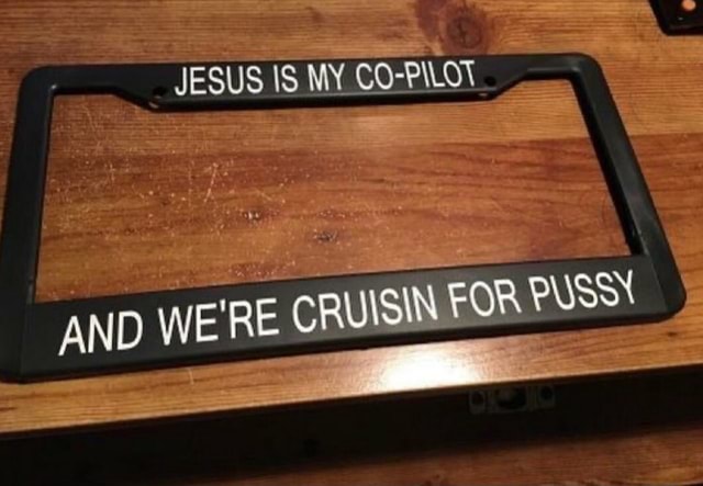Jesus Is My Co-Pilot And We're Cruising For...Cats Sticker Jesus Is My Co-Pilot And We're Cruising For...Cats Sticker