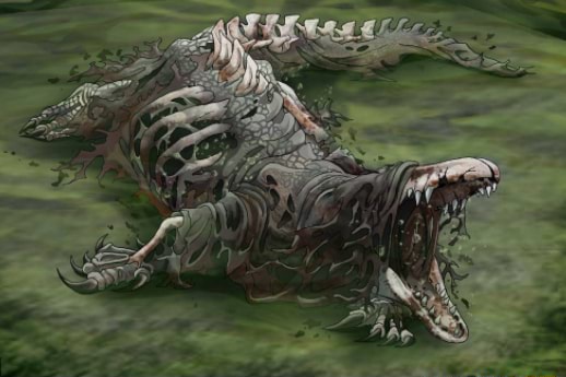 SCP-682 is a large, vaguely reptile-like creature of, Stable Diffusion