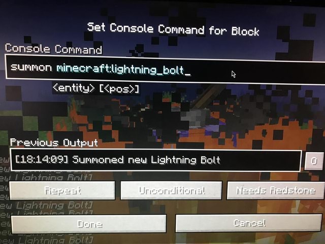 Set Console Command for Block Console Command summon  ninecraft:lightning_bolt_ _18114189] Summoner! neu Lightning Bolt -. -  iFunny Brazil