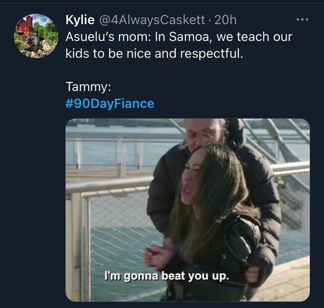 Kylie Asuelu's mom In Samoa, we teach our kids to be nice and