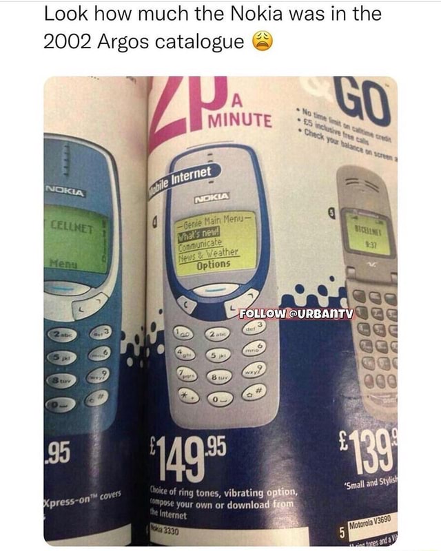 3310 nokia argos