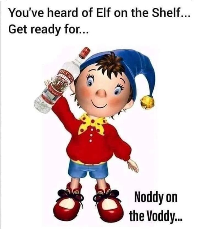 You've heard of Elf on the Shelf... Get ready for... Noddy on the Voddy