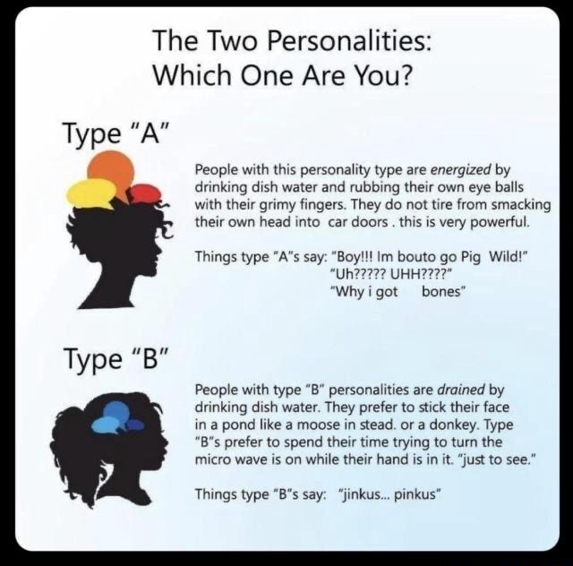 The Two Personalities: Which One Are You? Type "A" Type "B" People With ...