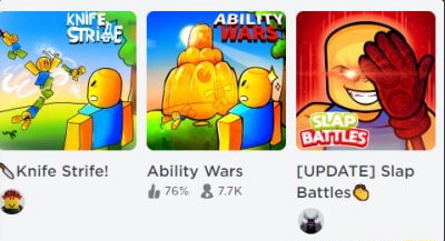 STRIFE BALILES \Knife Strife! Ability Wars [UPDATE] Slap 75 