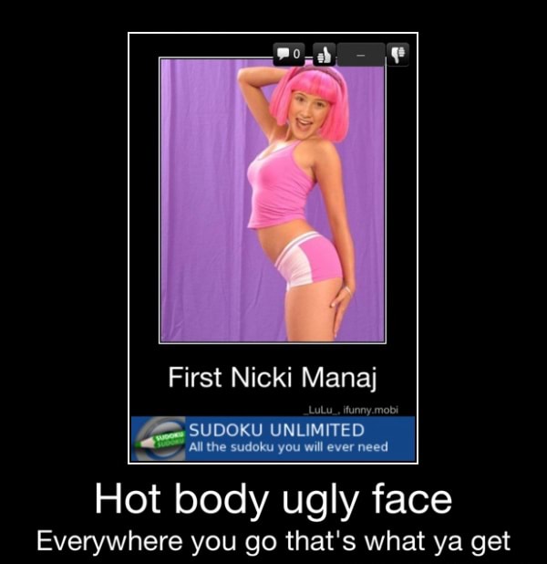 Ugly hot body