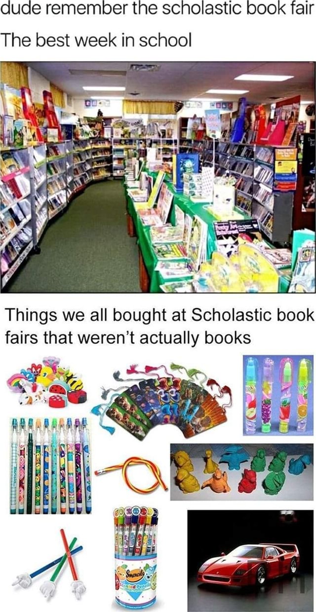 Remember Scholastic book fairs? They're still going strong! 