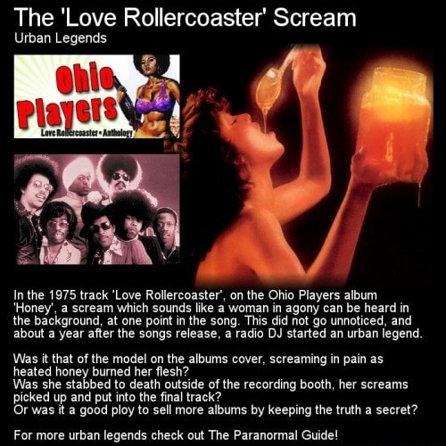 The Love Rollercoaster Scream Legends In Ihe 1575 Tuck Lwe Rollemomev On Me Omg Players Album Hurley A Serum Which Sºunds M A Wuman In Agony Can He Heard In Me Background
