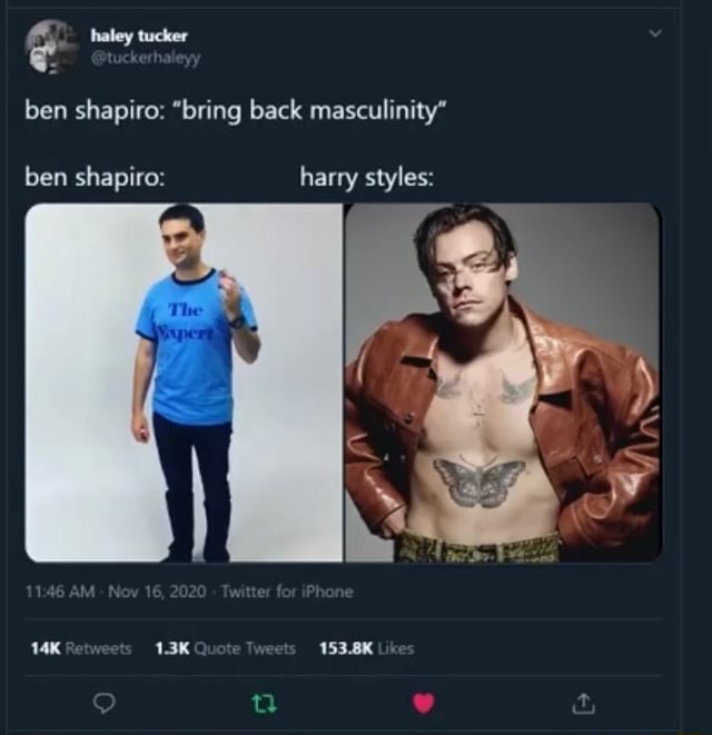 ben shapiro harry styles