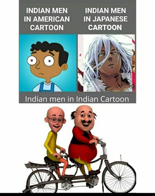 INDIAN MEN INDIAN MEN IN AMERICAN IN JAPANESE CARTOON CARTOON Tay as Indian  men in Indian Cartoon 