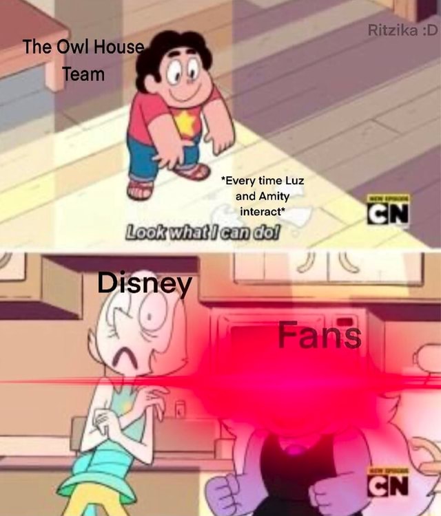 *Every time Luz and Amity interact* The Owl Wookiwha tic - iFunny