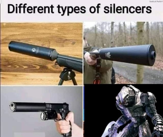 Different types of silencers )