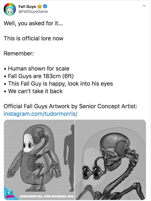 Fall Guys artist reveals what's inside a Fall Guy and it's not