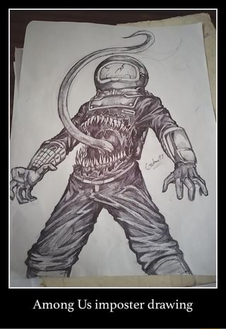 Among Us Imposter Drawing Ifunny