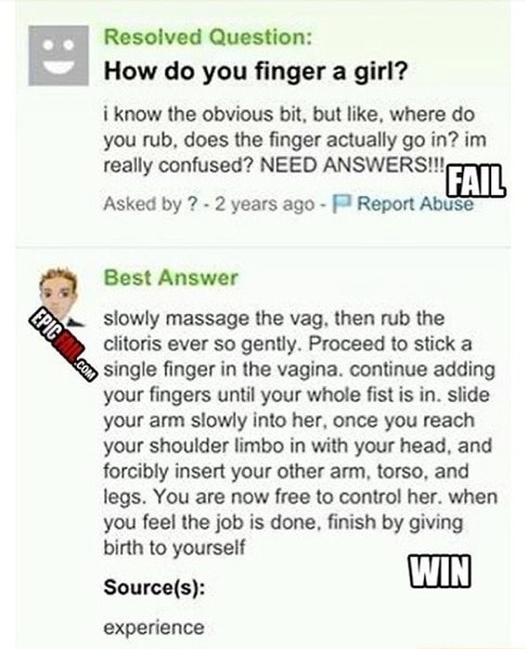 Finger someone to How to
