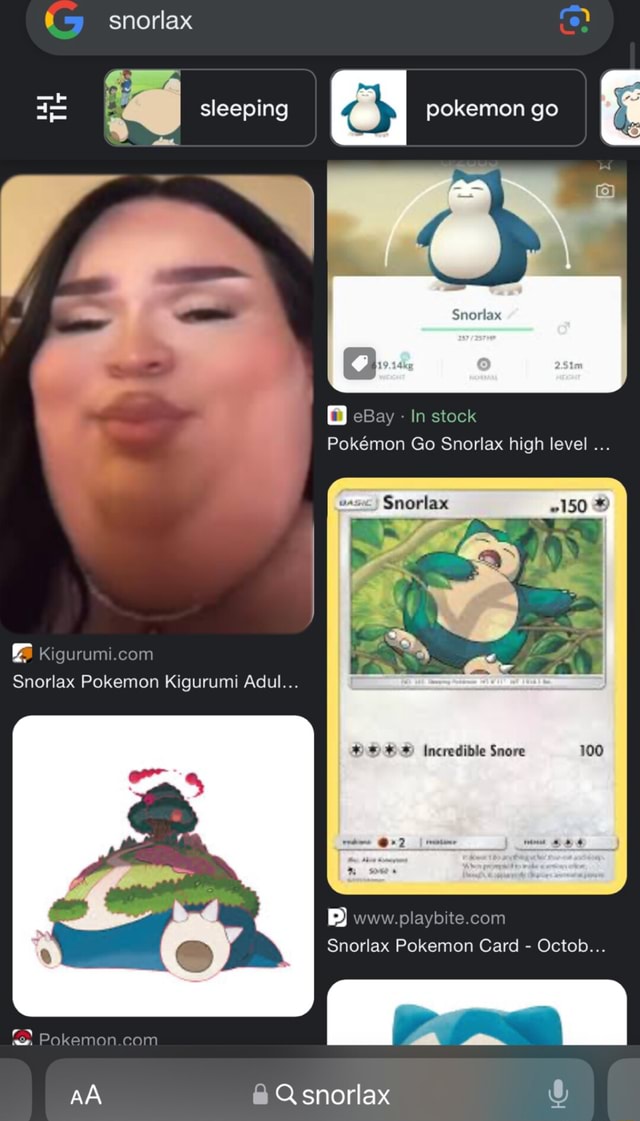 Snorlax sleeping pokemon go I eBay In stock Pokemon Go Snorlax high