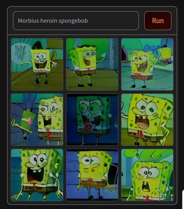 Morbius Heroin Spongebob - IFunny