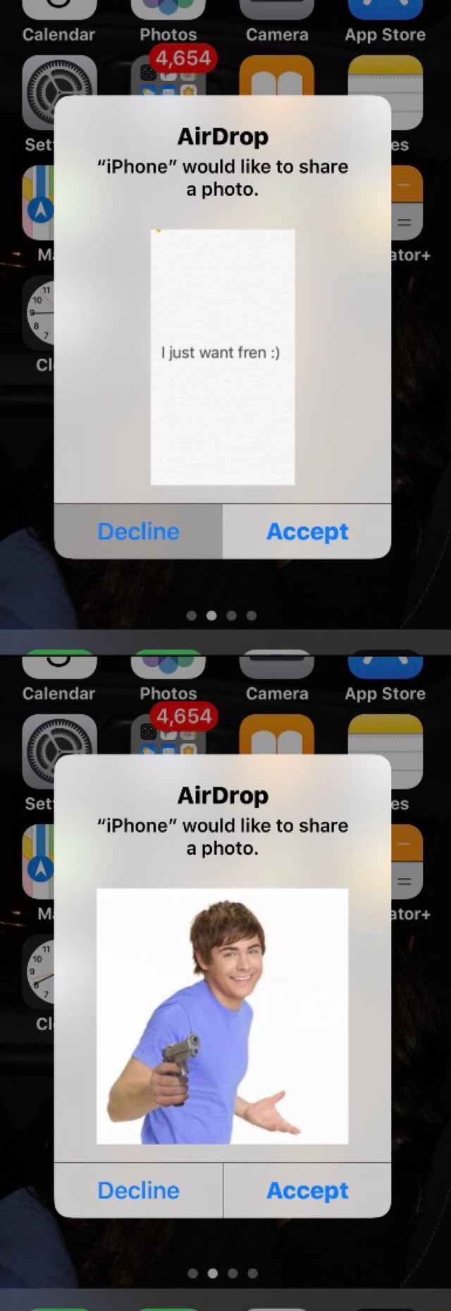 cannot find airdrop on iphone
