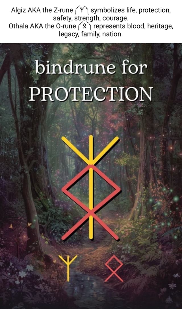 Z Rune Meaning Algiz AKA the Z-rune symbolizes life, protection, safety, strength ...