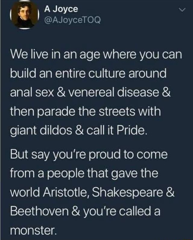 A Joyce I AJoyceTOQ We live in an age where you can build an entire