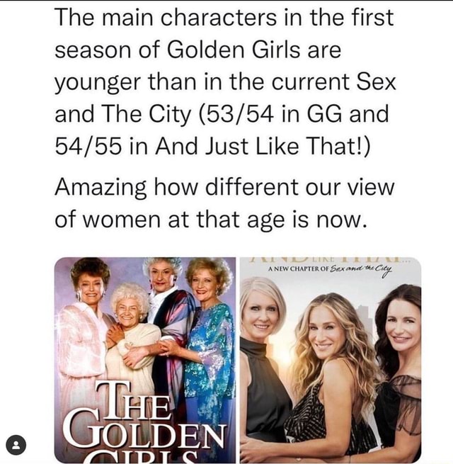 List 96 Pictures Golden Girls And Sex And The City Completed 