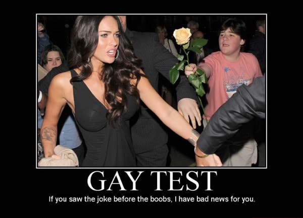 am i gay test joke